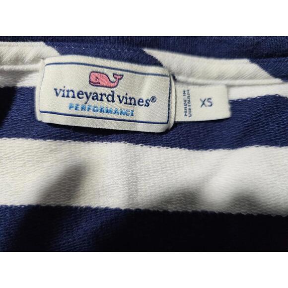 Women's Vineyard Vines Striped Dress Short Sleeve Red White Blue Size X Small - Picture 3 of 13